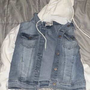 Wallflower Jean jacket with hoodie brand new